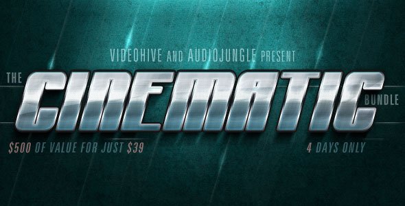 Envato Cinematic Bundle worth $500 only for $39