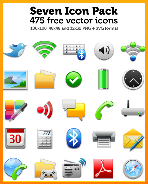 Download 475 Premium Quality Icons for Designers