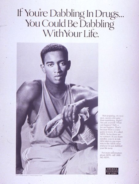 453px AIDS Poster If Youre Dabbling in Drugs 1989 Kill the AIDS - Infographics and Prints