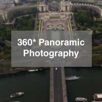 Panoramic Photograph of Paris, Higher above the Eiffel Tower
