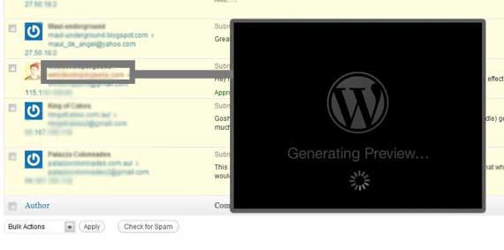 Now WordPress Shows Website Preview like Google Instant Search