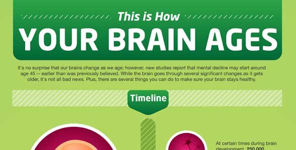 Know How Your Brain Ages – Infographics