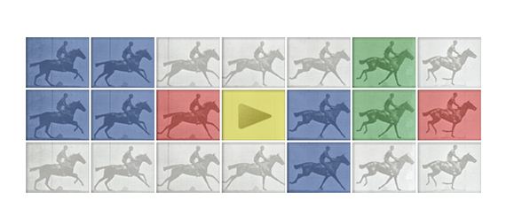Today’s Google Doodle: Eadweard Muybridge (photographer)