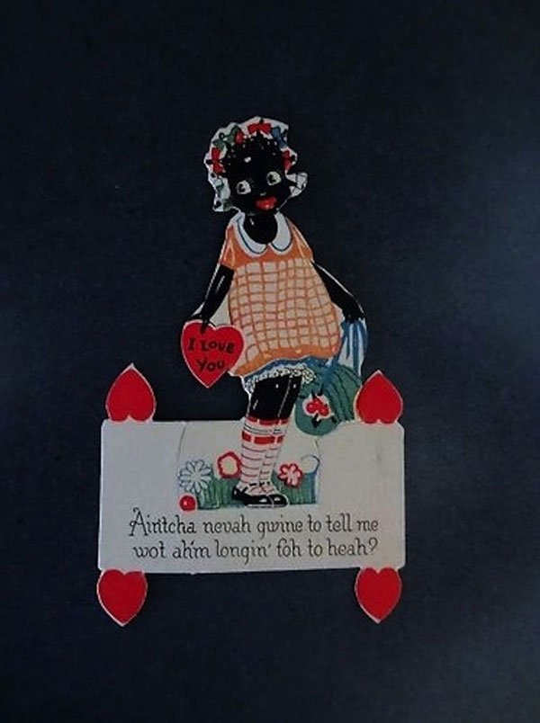 80 Rude Racist Vintage Cards for Valentines - Shared in Decades Ago
