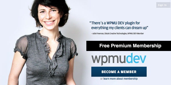 Giveaway #92: Free One Year Premium Membership from WPMU DEV