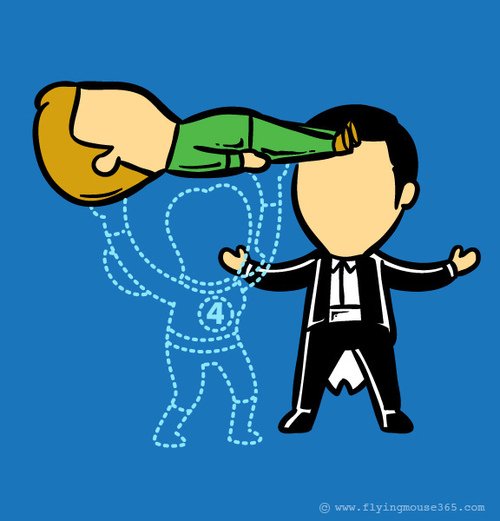 Funny Illustrations of Super Heroes Part Time Jobs 3 Funny Illustrations of Super Heroes Part Time Jobs (9)