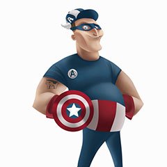 Daily Creative Inspiration blog for Design, Fashion, AI Gen, Reviews & Tutorials 10 7 Fat and Ugly Super Heroes – Design Inspiration