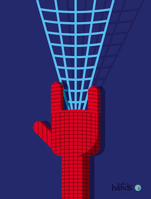 Super Heroes Rock Hand Expression (2)