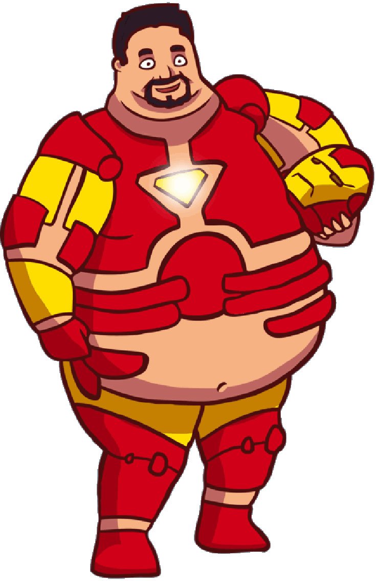 Inspiration: Favorite Superheroes Under Obesity by Junk Food 2 Favorite Superheroes Under Obesity by Junk Food