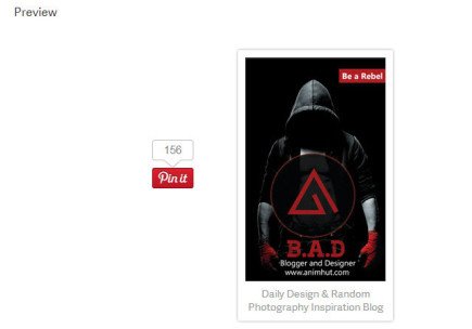 Add Pinterest Pin-it Hover Button Over Your blog Images in WordPress