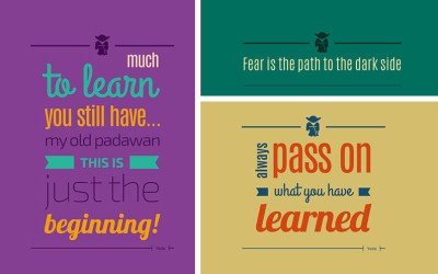 Daily Creative Inspiration blog for Design, Fashion, AI Gen, Reviews & Tutorials 24 Master Yoda Quotes HD Retina Wallpapers for Retro iOS Fans