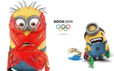 What If Minions Take Over Winter Olympics [Fun Illustration]