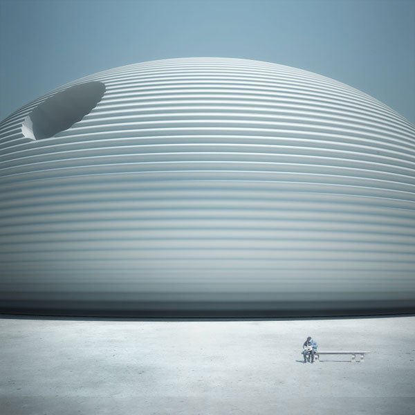 Architectural 3D Illustration - White Series 5 Lacuna