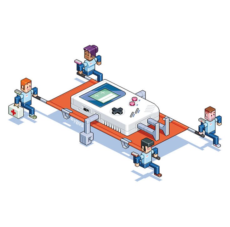 Pixel Art Characters Inspiration of Super Totto 6 gameboy Pixel Art Inspiration