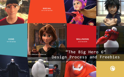 Web Design Process of The Big Hero 6 Gif – Official Freebies