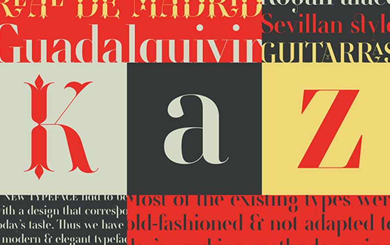 Spanish Typography Inspiration: Retiro Hispanic Didot