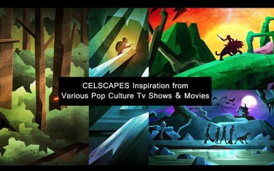 Celscapes Inspiration: Various Pop-Culture Movies and Tv Shows Landscape